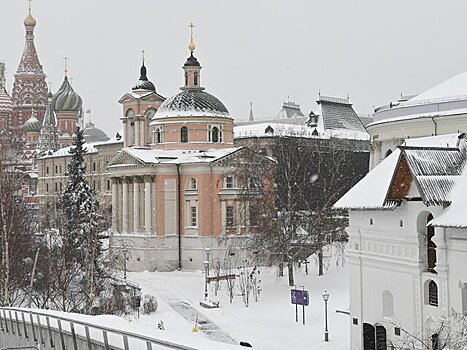 Уровень погодной опасности снижен в условиях сильного снегопада в Москве