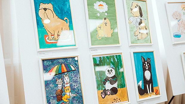 Выставка рисунков детей из Донбасса открылась в Москве