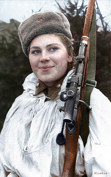 Советский снайпер Роза Шанина