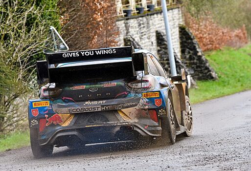 M-Sport показал тесты машины WRC «глазами» дрона. Видео