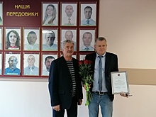 Глава администрации Н.М. Волков вручил благодарность Н.Н. Анкудинову
