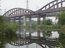 Строительство моста линии S1 через реку Юндинхэ в Пекине