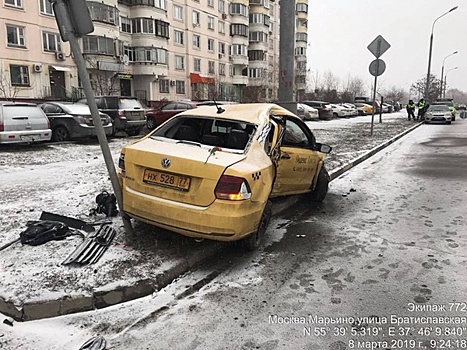 Смертельное такси: страшное ДТП на юго-востоке Москвы