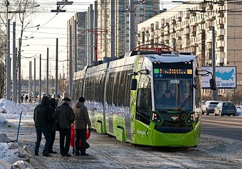 Первый частный трамвай "Чижик" в Петербурге начнет возить пассажиров 7 марта