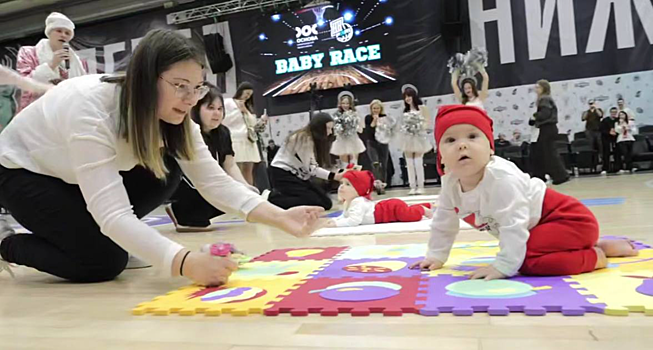 Ползунковый забег среди малышей прошел в ФОКе «Мещерский»