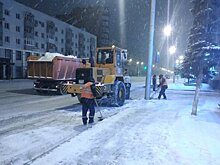 В Петропавловске в ночную смену 60 единиц спецтехники чистили снег