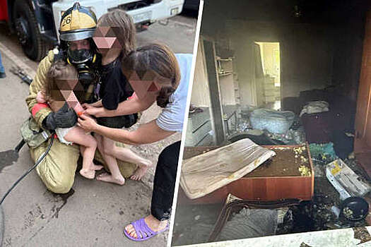 В Иркутской области трое детей чуть не сгорели в квартире из-за шалостей с огнем