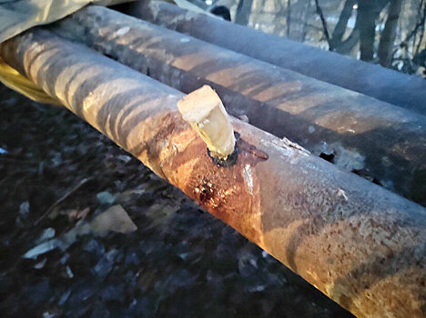 Саратовцев возмутил ежегодный ремонт трубы чопиком на Гвардейской