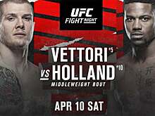 UFC on ABC 2: Веттори победил Холланда, Дерн – Нуньес и другие результаты