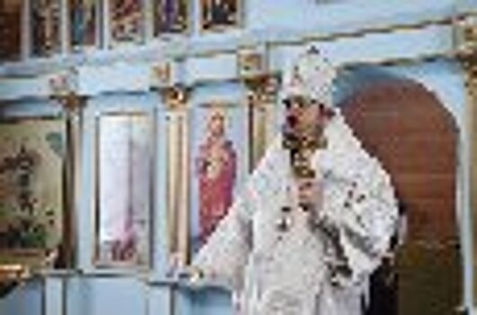 В храме при ИК-1 УФСИН России по Республике Саха (Якутия) архиепископ Якутский и Ленский Роман совершил Божественную литургию