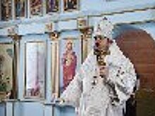 В храме при ИК-1 УФСИН России по Республике Саха (Якутия) архиепископ Якутский и Ленский Роман совершил Божественную литургию