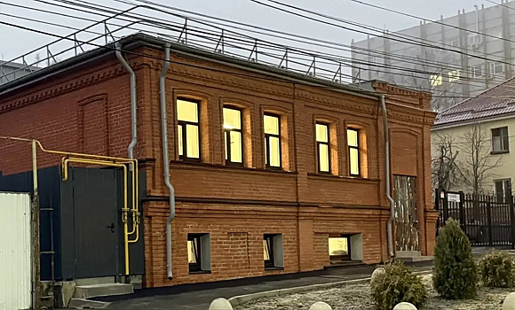 В Курске завершили фасадные работы на объекте культурного наследия «Дом А.Ф. Безходарного»