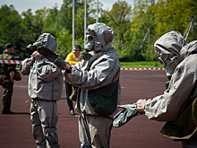 В столице прошли соревнования среди нештатных формирований, реагирующих на чрезвычайные ситуации