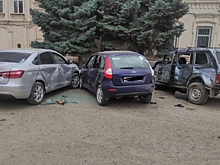 ДТП с пятью автомобилями произошло в Ленинске Волгоградской области