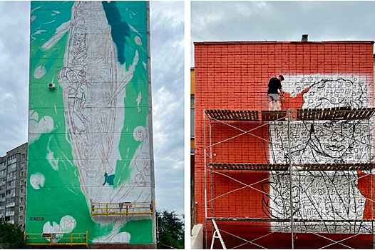 Художники украсят два здания в Йошкар-Оле масштабными арт-работами