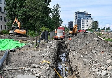 Реконструкция дороги в Петрозаводске привела к режиму повышенной готовности