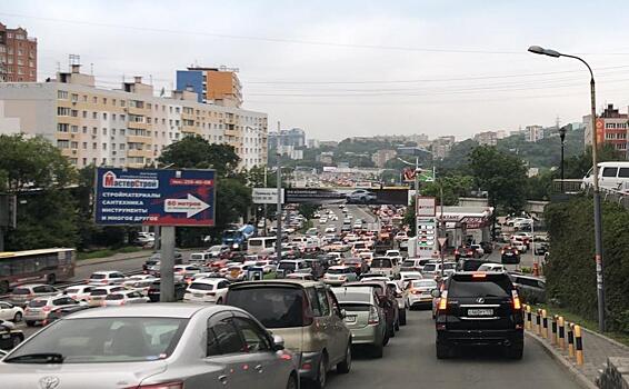 Сегодня в одном из районов Владивостока будет затруднено движение автомобилей