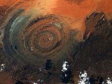 Астронавт показал с МКС удивительное «Око Сахары»