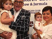 79-летний Эммануил Виторган пришел на праздничную вечеринку с четырехмесячной дочкой