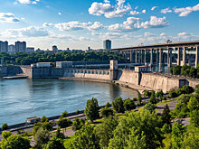В Запорожье на дамбе Днепрогэс временно перекрыли движение
