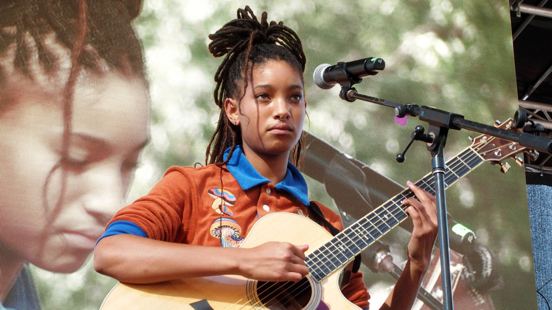 Уиллоу Смит на климатической забастовке Нью-Йорка, 20 сентября 2019 года