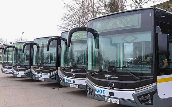 В Подольске появились пять новых автобусов Citymax 12