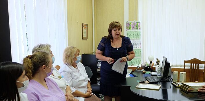 В г.о. Красногорск власти наградили сотрудников опалиховской амбулатории