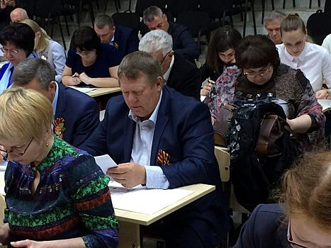 Николай Панков пожелал удачи участникам «Диктанта Победы»