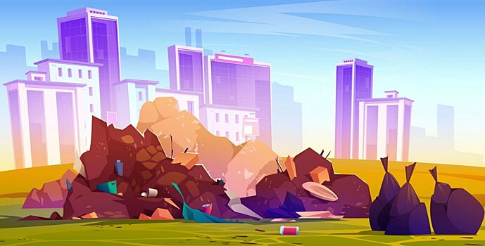 В результате проверки установлена личность водителя, который выгрузил мусор на проезжую часть