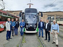 В Челябинске обкатывают «ракетный» трамвай