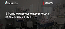 В Тосно открылось отделение для беременных с COVID-19