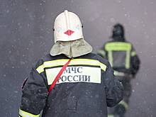 Склад с паллетами загорелся в Подмосковье