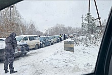 В Новосибирске произошло ДТП с 15 автомобилями