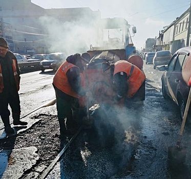 В Курске ведут ямочный ремонт на 28 улицах