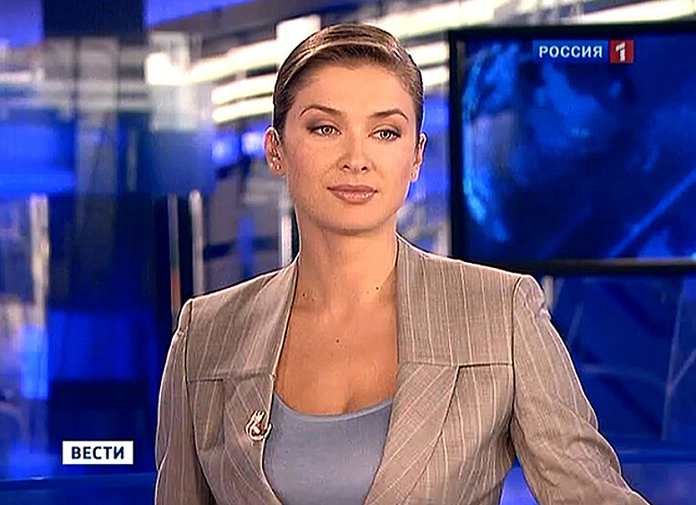 Красавица-ведущая одной из самых популярных новостных передач в стране Мария Ситтель.