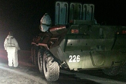 На месте аварии