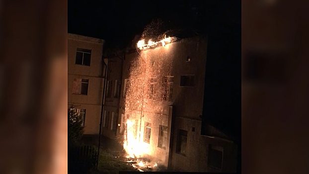 В Зеленоградске в центре помощи детям произошёл серьёзный пожар