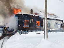 При пожаре в частном доме в Новгородской области погибли два человека