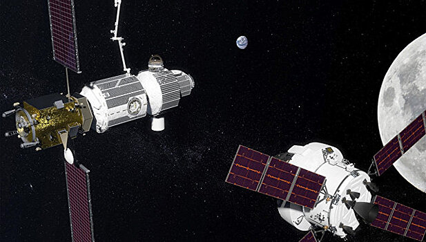 Окололунную станцию могут построить из русских модулей МКС