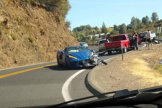 Первый Chevrolet Corvette нового поколения разбили в ДТП