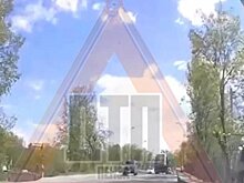 В Пензе из кузова грузовика выпали бетонные блоки