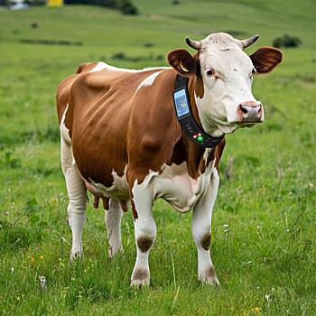 Мишустину в Подмосковье показали «умный» ошейник для коров