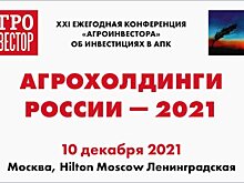 «Агрохолдинги России – 2021»: ведущие эксперты в АПК обсудили итоги, перспективы агроиндустрии и инвестиции в отрасль
