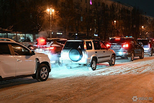 Девятибалльные пробки вновь сковали дороги в Кемерове