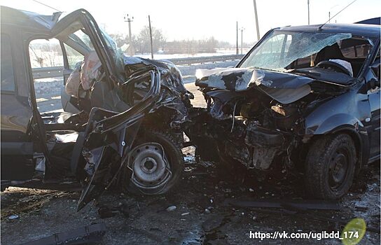 На Южном Урале в лобовом столкновении погиб пассажир «Лады»