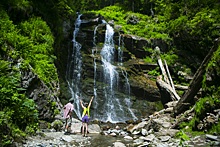 На «Роза Хутор» открылся для посещения парк водопадов «Менделиха»