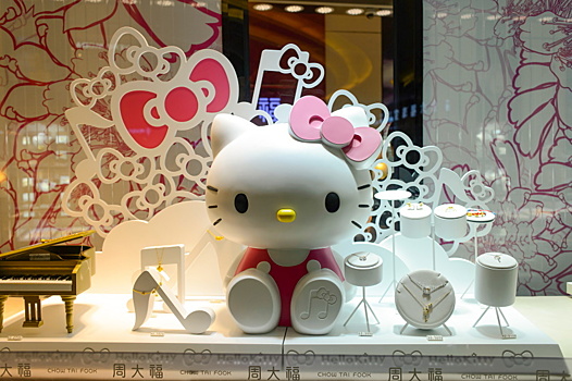 В Китае построят парк в честь мультяшной кошечки Hello Kitty