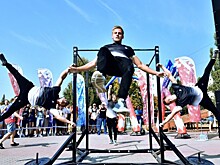 День города старооскольцы отметили спортивным фестивалем #ВСЕНАСПОРТрф