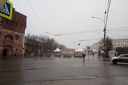 Главную площадь Нижнего Новгорода перекрыли на все праздники