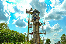 В городке под Витебском появились башенные часы с историей